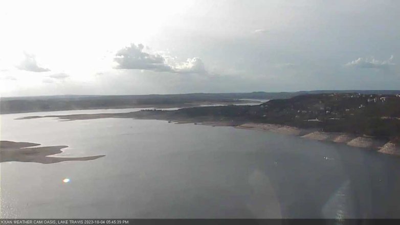 Lake Travis webcam, October 4, 2023 5:45 PM CT