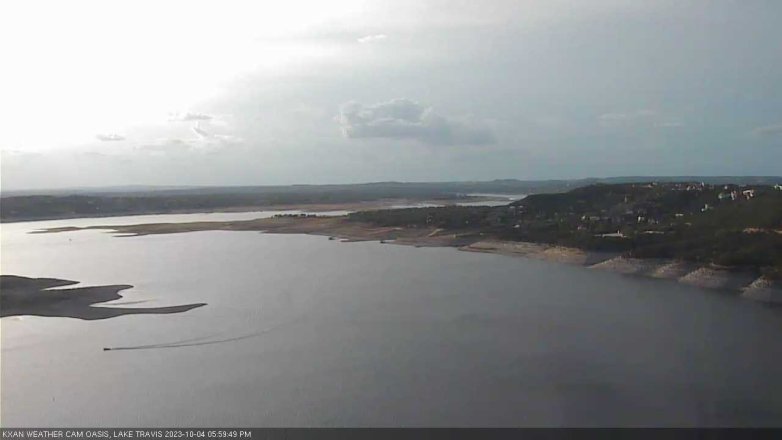Lake Travis webcam, October 4, 2023 6:00 PM CT