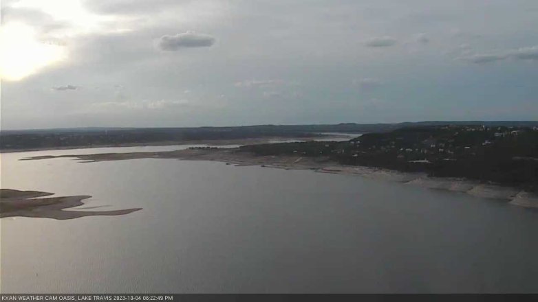 Lake Travis webcam, October 4, 2023 6:25 PM CT