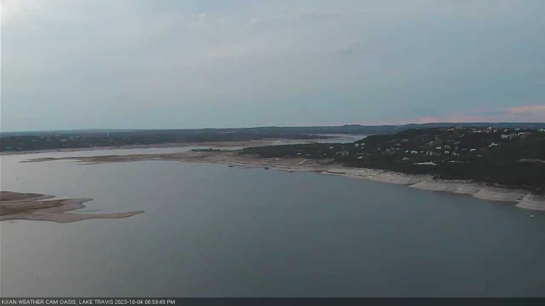 Lake Travis webcam, October 4, 2023 7:00 PM CT