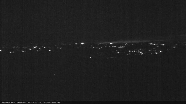 Lake Travis webcam, October 4, 2023 8:00 PM CT