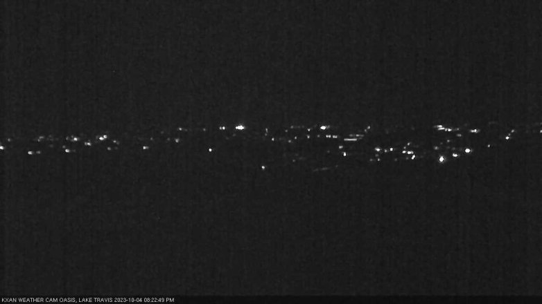 Lake Travis webcam, October 4, 2023 8:25 PM CT