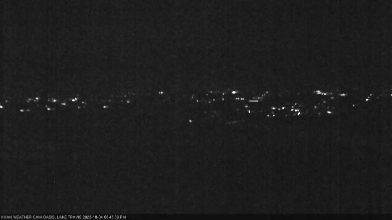 Lake Travis webcam, October 4, 2023 8:45 PM CT