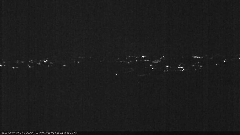 Lake Travis webcam, October 4, 2023 10:25 PM CT