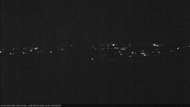 Lake Travis webcam, October 4, 2023 11:00 PM CT