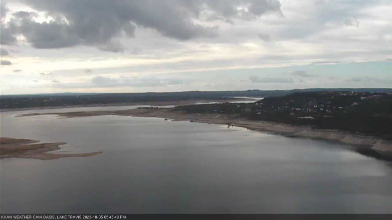 Lake Travis webcam, October 5, 2023 5:45 PM CT