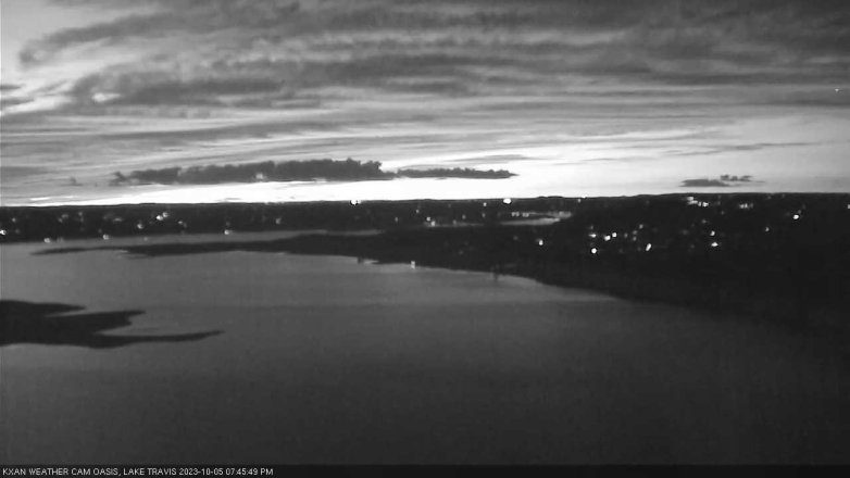 Lake Travis webcam, October 5, 2023 7:45 PM CT