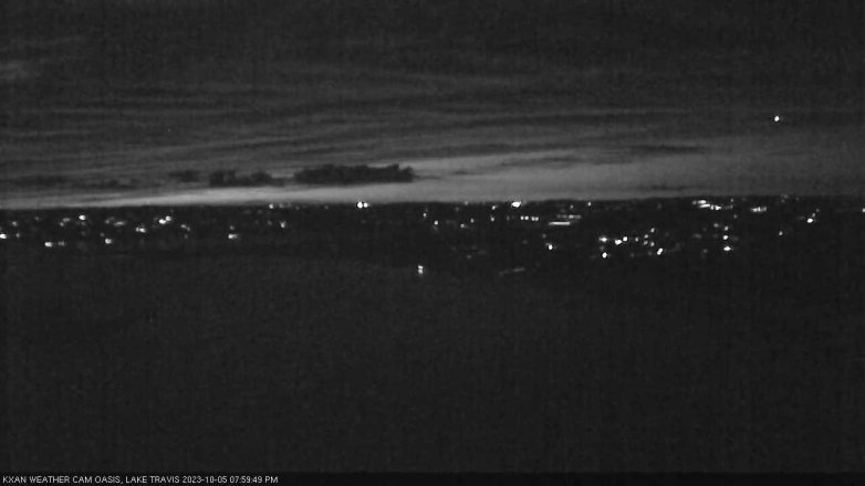 Lake Travis webcam, October 5, 2023 8:00 PM CT