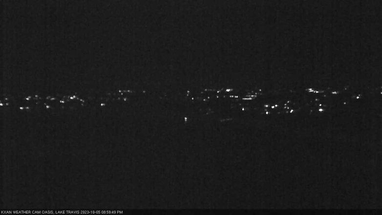 Lake Travis webcam, October 5, 2023 9:00 PM CT