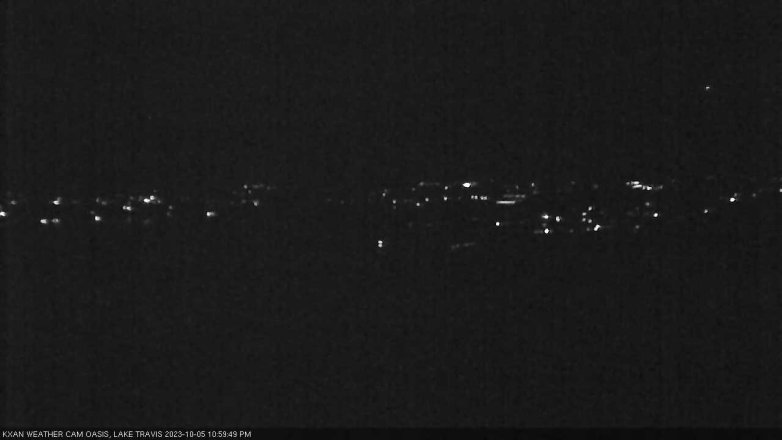 Lake Travis webcam, October 5, 2023 11:00 PM CT