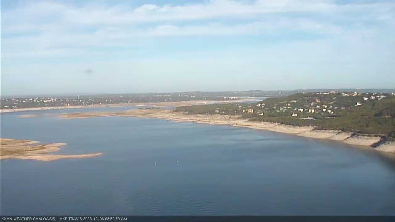 Lake Travis webcam, October 6, 2023 9:00 AM CT