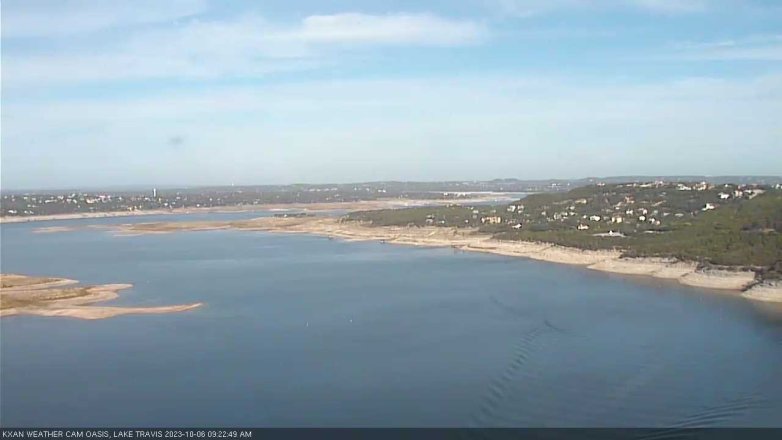 Lake Travis webcam, October 6, 2023 9:25 AM CT