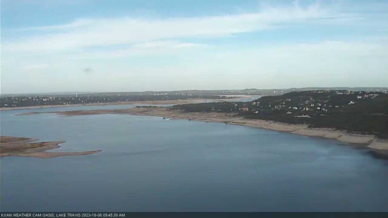 Lake Travis webcam, October 6, 2023 9:45 AM CT