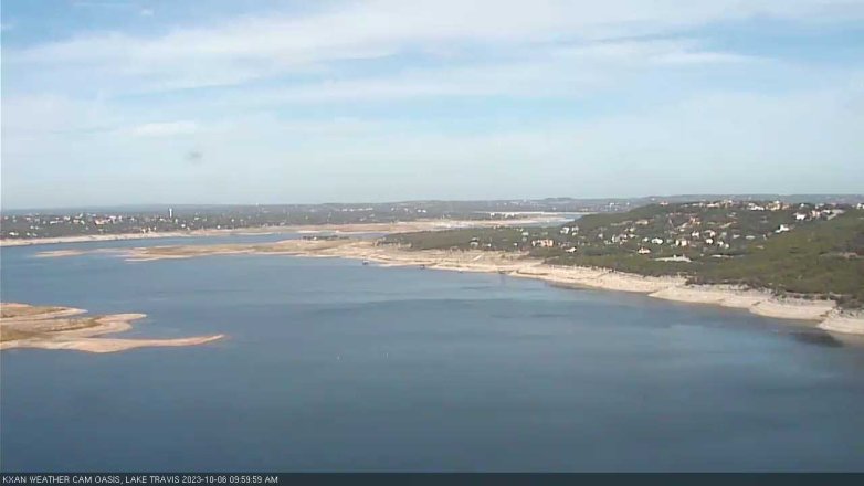 Lake Travis webcam, October 6, 2023 10:00 AM CT