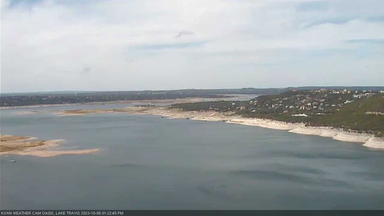 Lake Travis webcam, October 6, 2023 1:25 PM CT