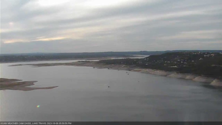 Lake Travis webcam, October 6, 2023 6:00 PM CT