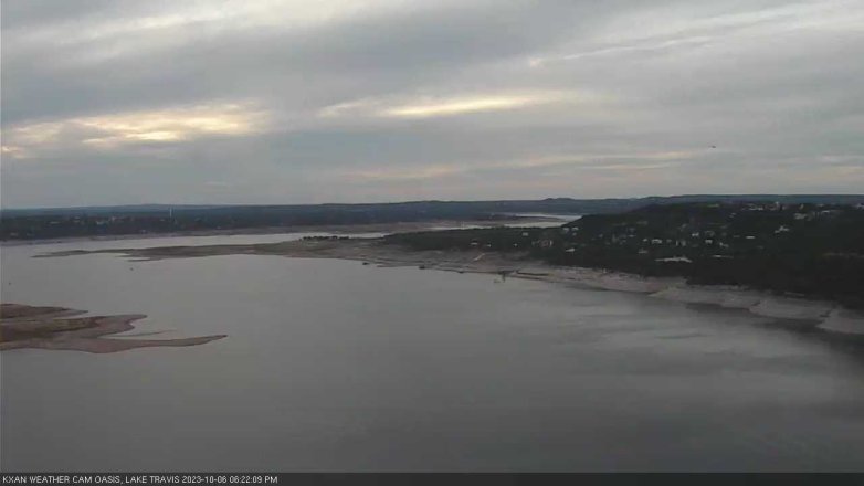 Lake Travis webcam, October 6, 2023 6:25 PM CT