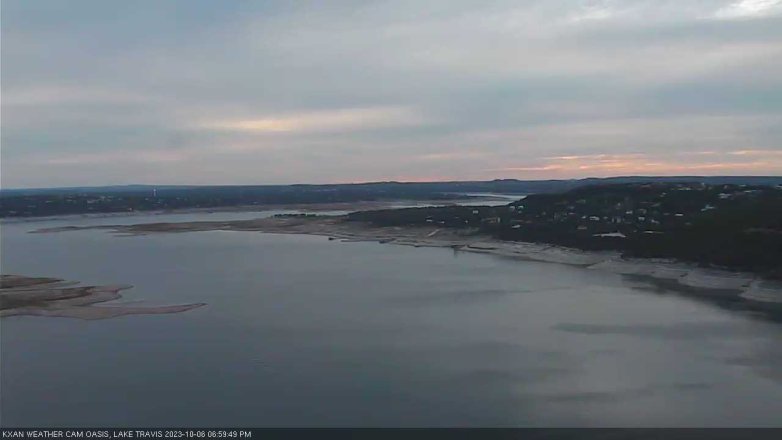Lake Travis webcam, October 6, 2023 7:00 PM CT
