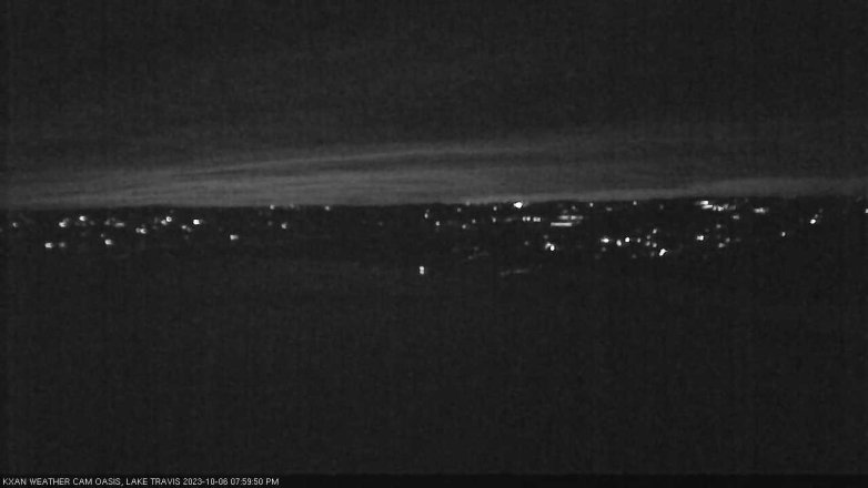 Lake Travis webcam, October 6, 2023 8:00 PM CT