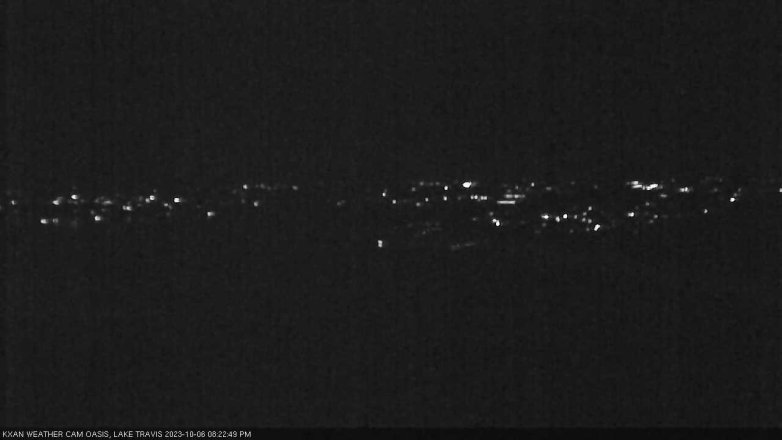 Lake Travis webcam, October 6, 2023 8:25 PM CT