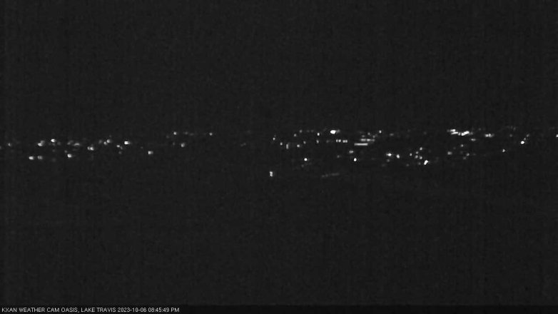 Lake Travis webcam, October 6, 2023 8:45 PM CT
