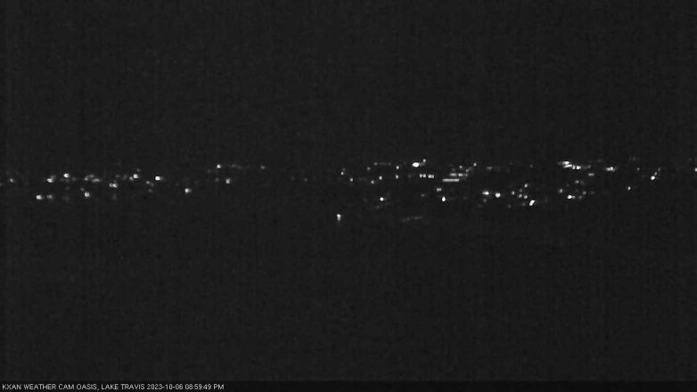 Lake Travis webcam, October 6, 2023 9:00 PM CT