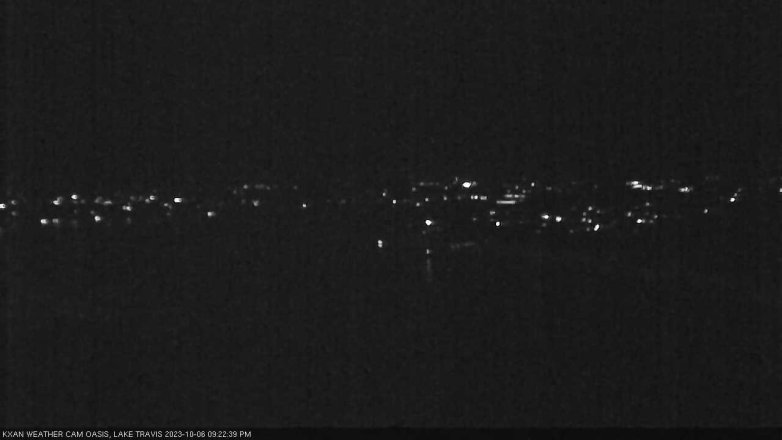 Lake Travis webcam, October 6, 2023 9:25 PM CT
