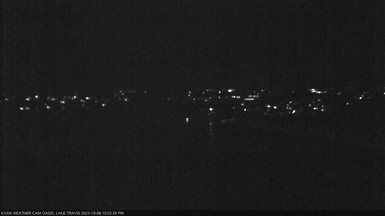 Lake Travis webcam, October 6, 2023 10:25 PM CT