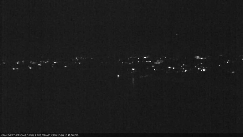 Lake Travis webcam, October 6, 2023 10:45 PM CT