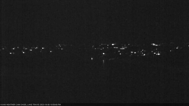 Lake Travis webcam, October 6, 2023 11:00 PM CT