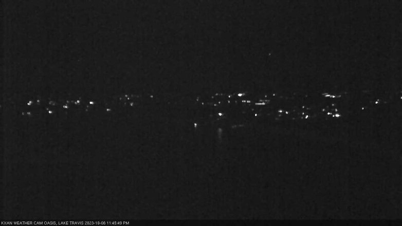 Lake Travis webcam, October 6, 2023 11:45 PM CT