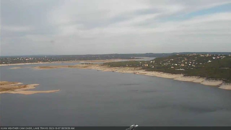Lake Travis webcam, October 7, 2023 9:00 AM CT