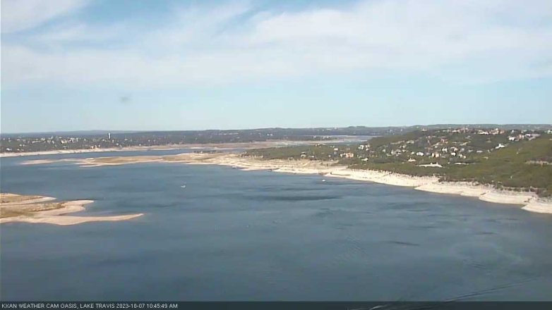 Lake Travis webcam, October 7, 2023 10:45 AM CT