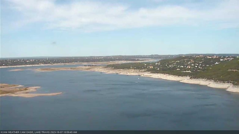 Lake Travis webcam, October 7, 2023 11:00 AM CT