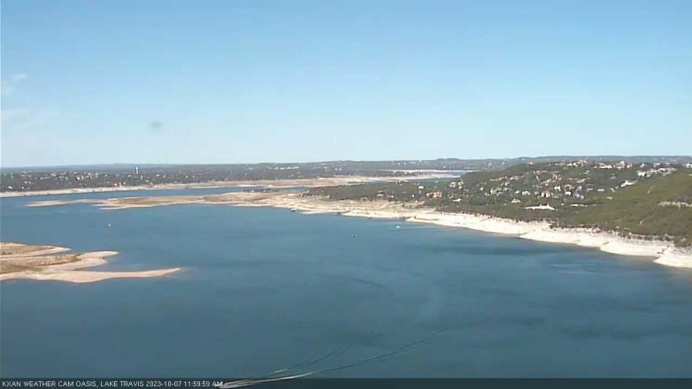 Lake Travis webcam, October 7, 2023 12:00 PM CT