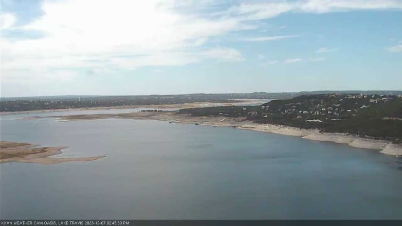 Lake Travis webcam, October 7, 2023 2:45 PM CT