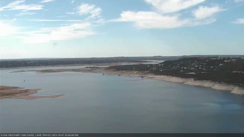 Lake Travis webcam, October 7, 2023 3:45 PM CT