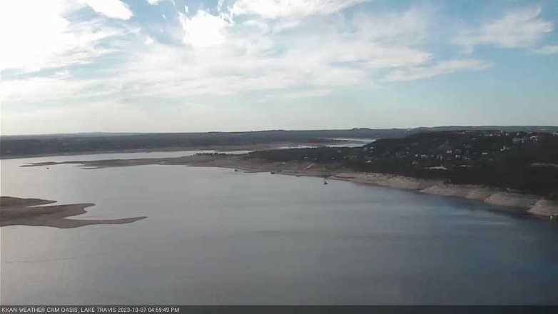 Lake Travis webcam, October 7, 2023 5:00 PM CT