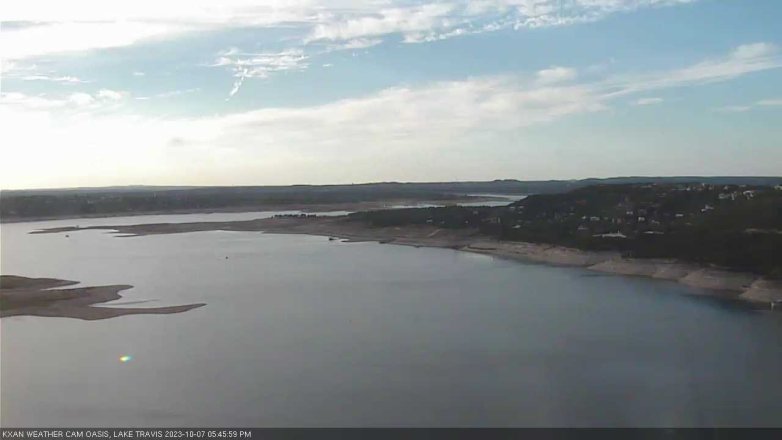 Lake Travis webcam, October 7, 2023 5:45 PM CT