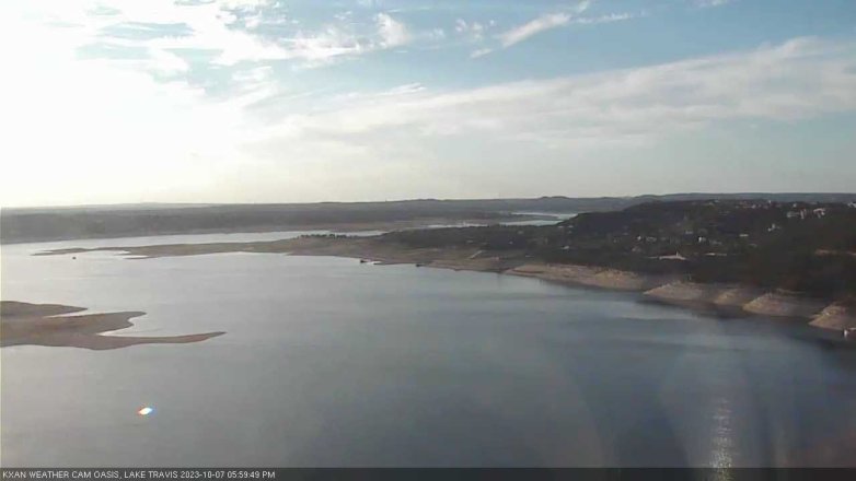Lake Travis webcam, October 7, 2023 6:00 PM CT