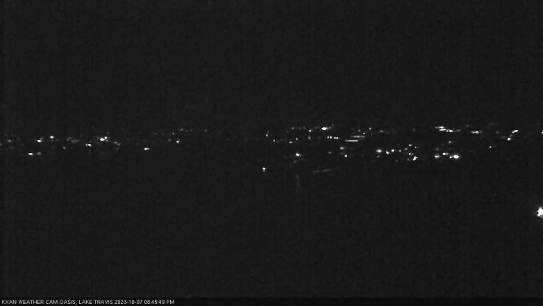Lake Travis webcam, October 7, 2023 8:45 PM CT