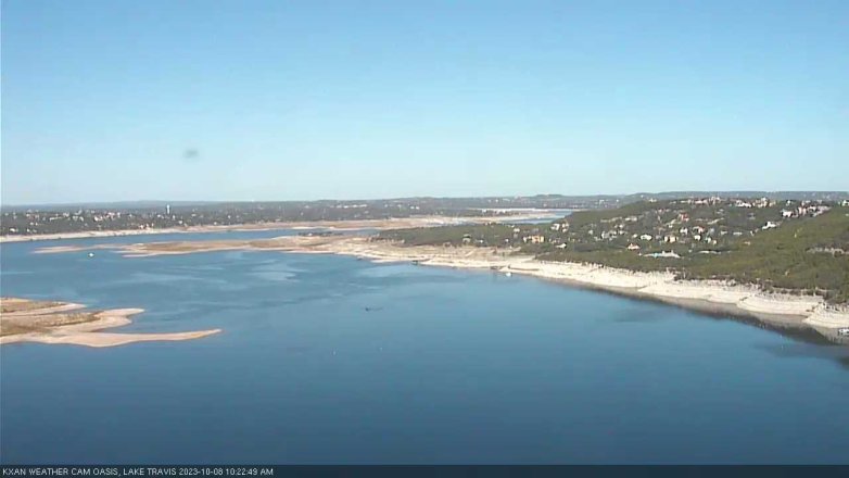 Lake Travis webcam, October 8, 2023 10:25 AM CT