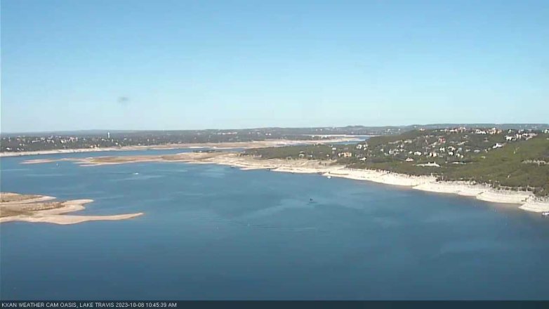 Lake Travis webcam, October 8, 2023 10:45 AM CT