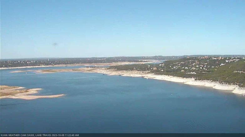 Lake Travis webcam, October 8, 2023 11:25 AM CT