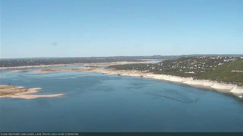 Lake Travis webcam, October 8, 2023 1:00 PM CT