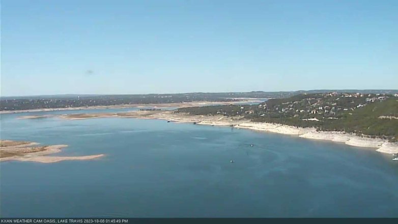 Lake Travis webcam, October 8, 2023 1:45 PM CT