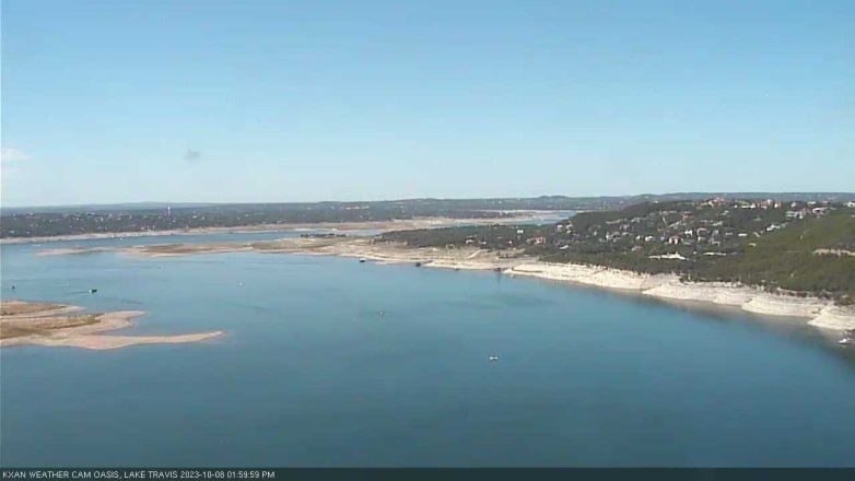 Lake Travis webcam, October 8, 2023 2:00 PM CT