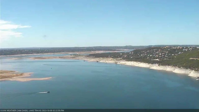 Lake Travis webcam, October 8, 2023 2:25 PM CT