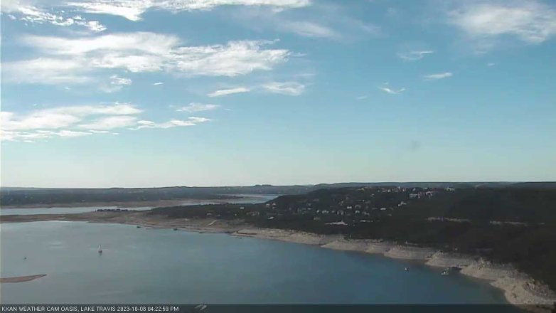 Lake Travis webcam, October 8, 2023 4:25 PM CT