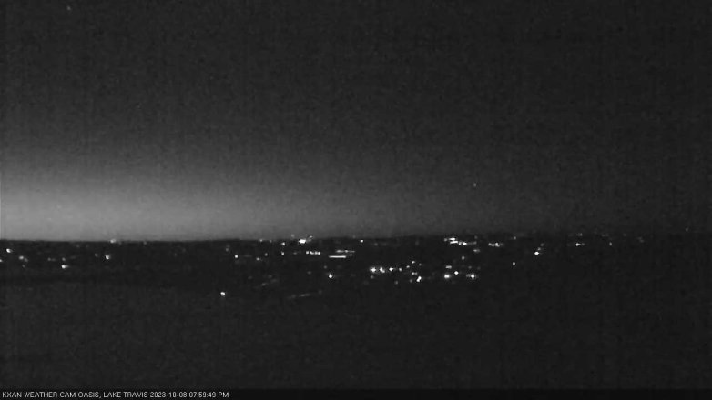 Lake Travis webcam, October 8, 2023 8:00 PM CT